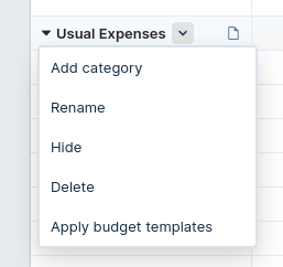 Apply templates to a group of categories